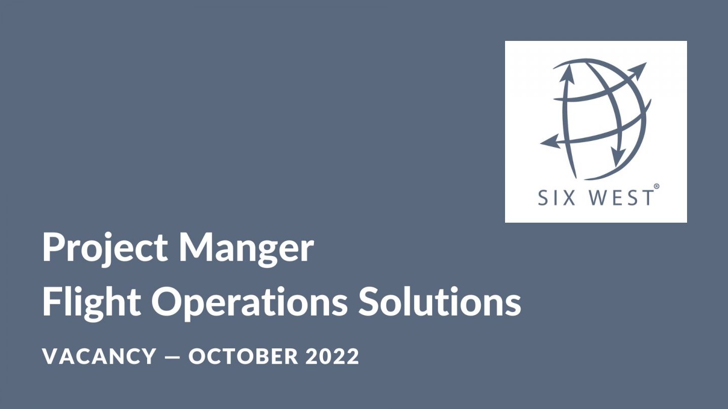 Project Manager Flight Operations Solutions