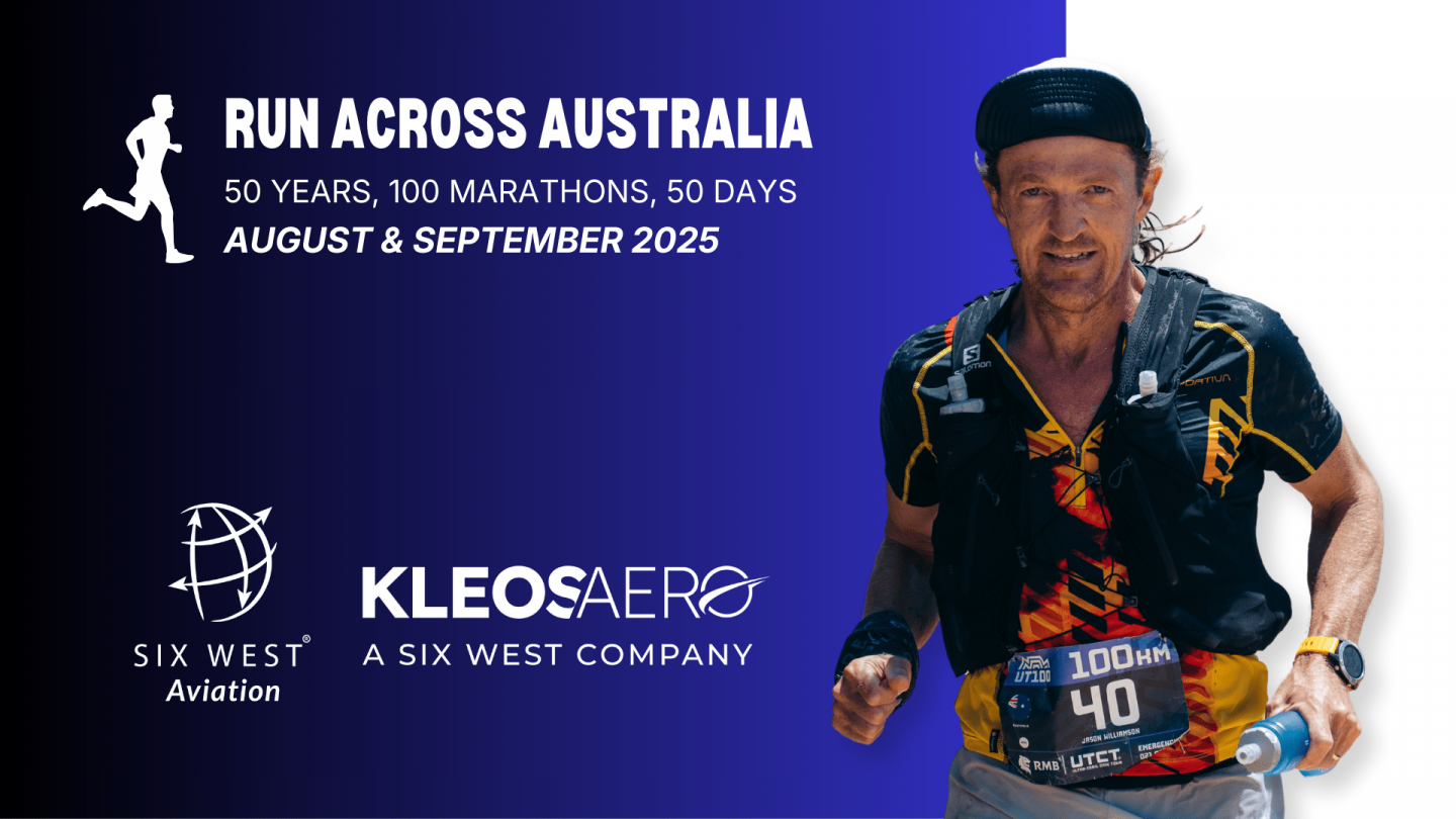 Six West Aviation Founder Jason Williamson Announces 4,000km Ultra-Endurance Run Across Australia 1