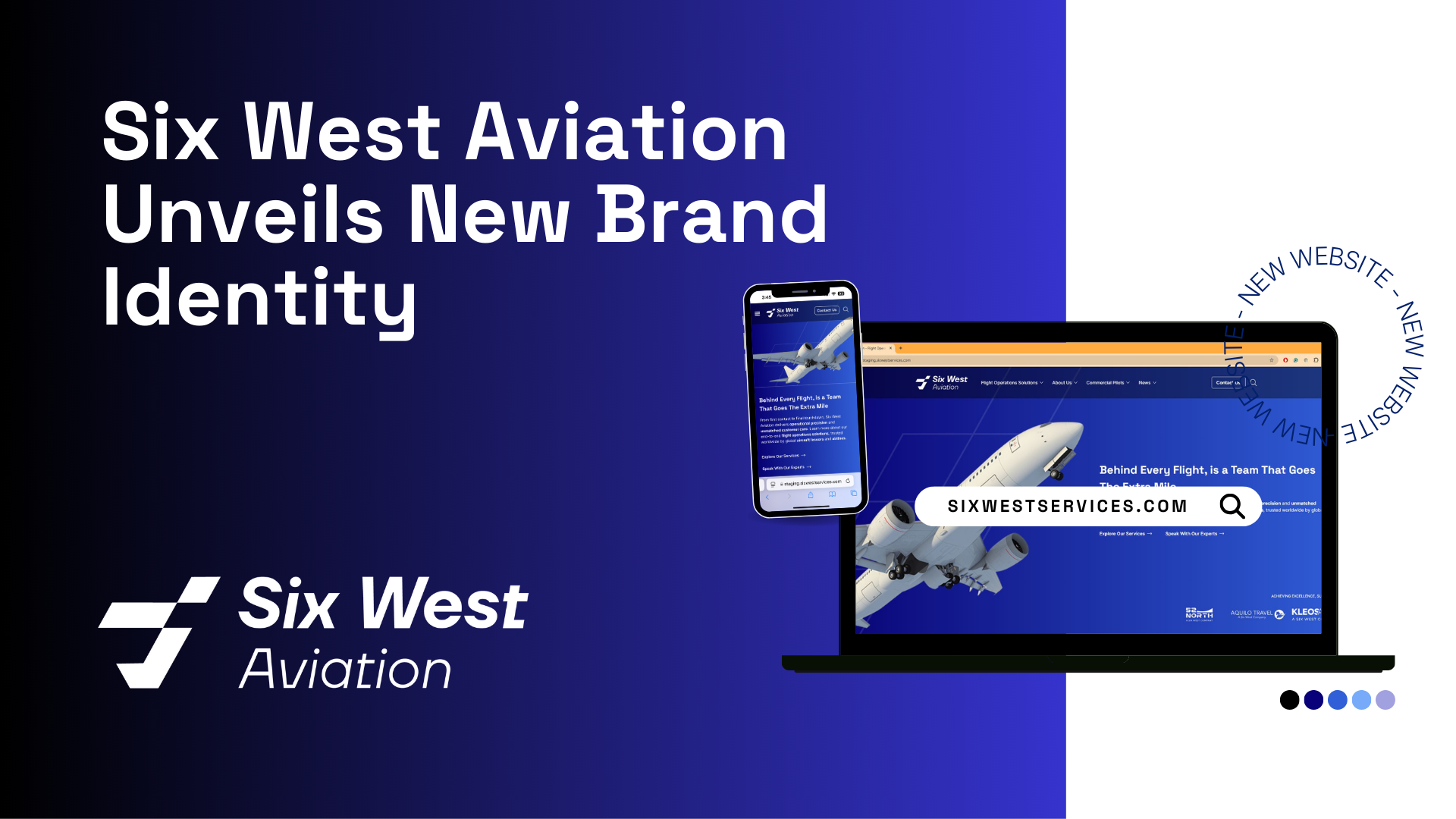 Unveiling Our New Brand Identity 2025 - Six West Aviation